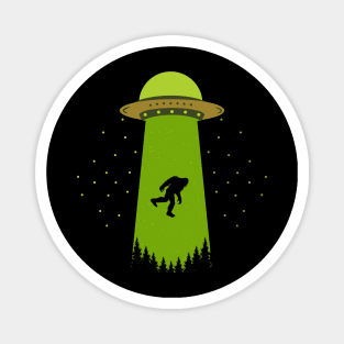 Bigfoot Ufo Abduction Magnet